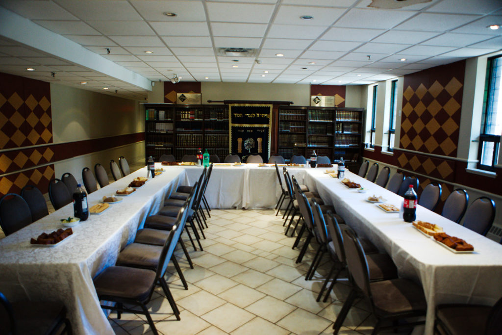Sisterhood hall - Wedding setup